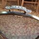 Fireplace set chenets firewall