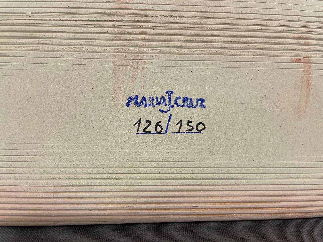 Limited Edition Portuguese Serigraphic Ceramic Tile Viuva Lamego