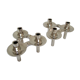 Pair of orion candle holders by fritz nagel and caesar stoffi