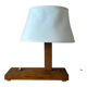 Petite lampe à poser en bois