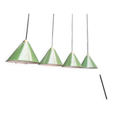 Enamelled sheet metal cone suspensions