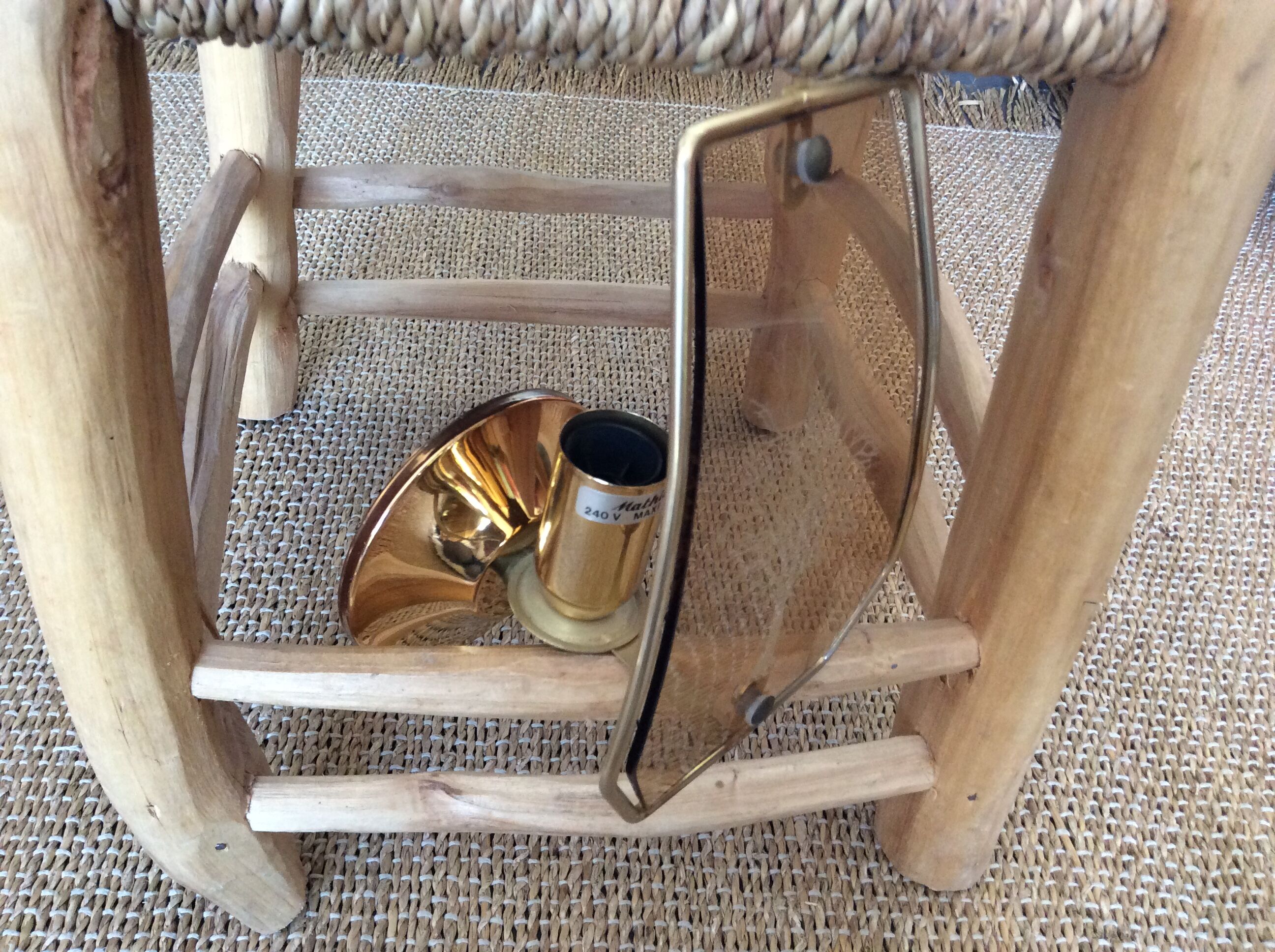 4 vintage wall lamps