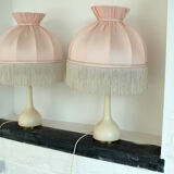 Pair of Scandinavian table lamps Hans-Agne Jakobsson, Markaryd Sweden, 1960