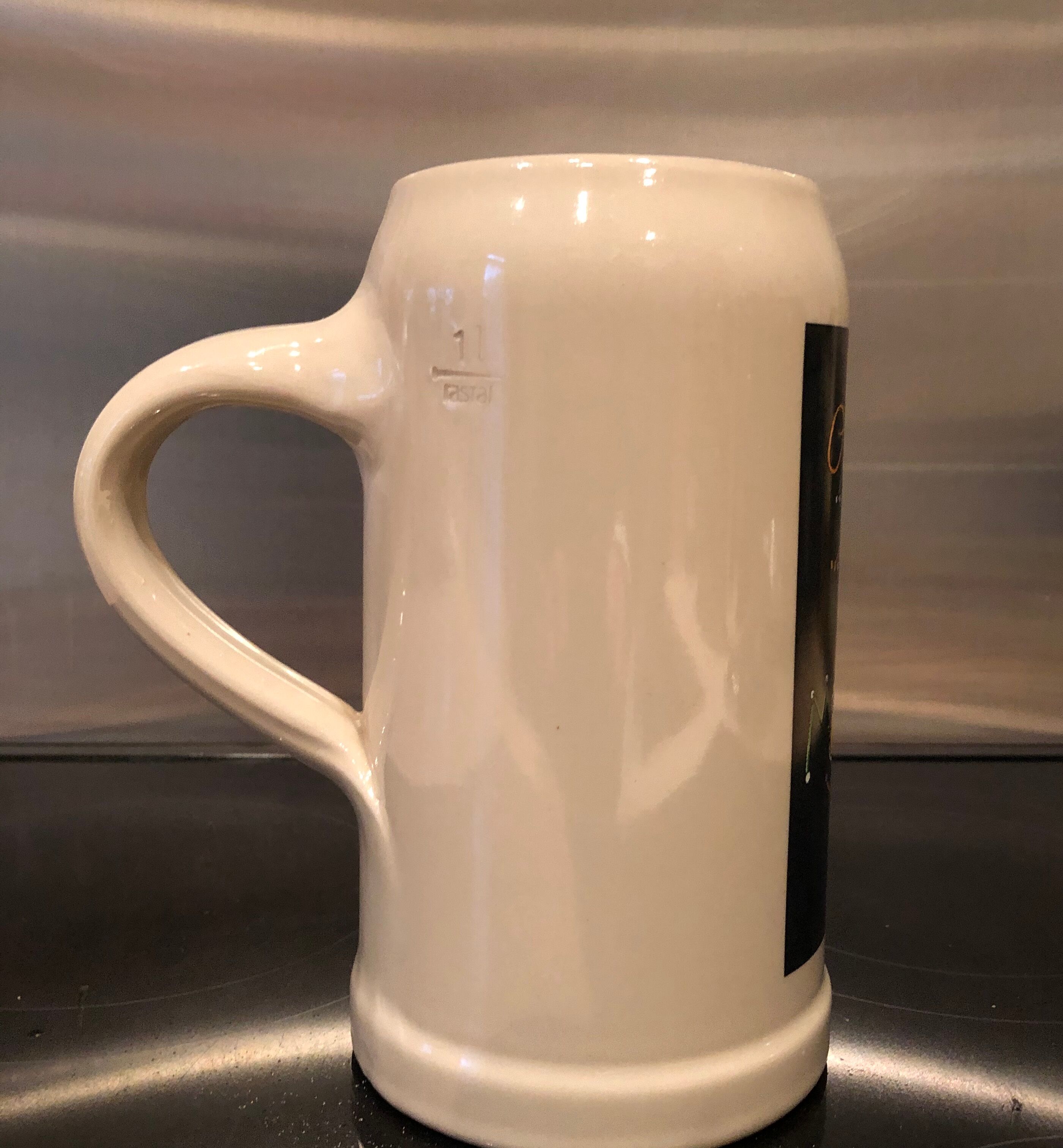 Large 1 litre beer mug