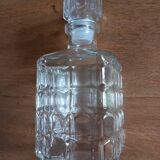 1 whiskey decanter + 1 vintage ice bucket