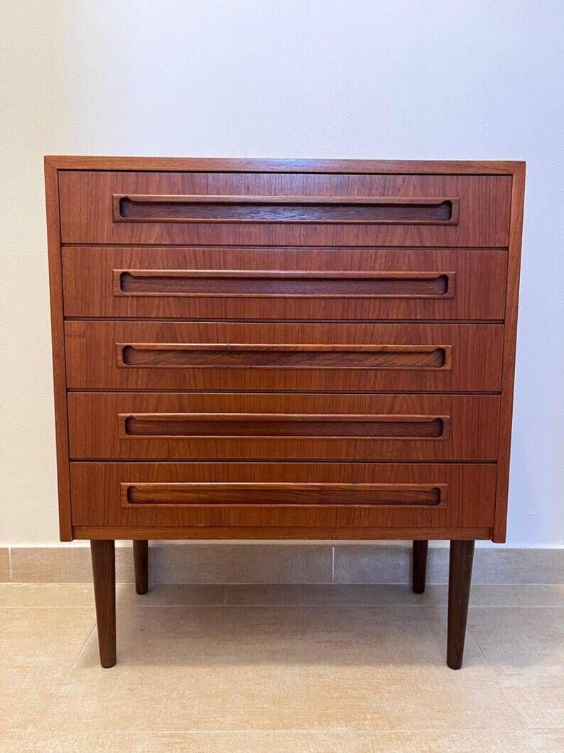 Commode en teck scandinave des années 1960 - Danemark