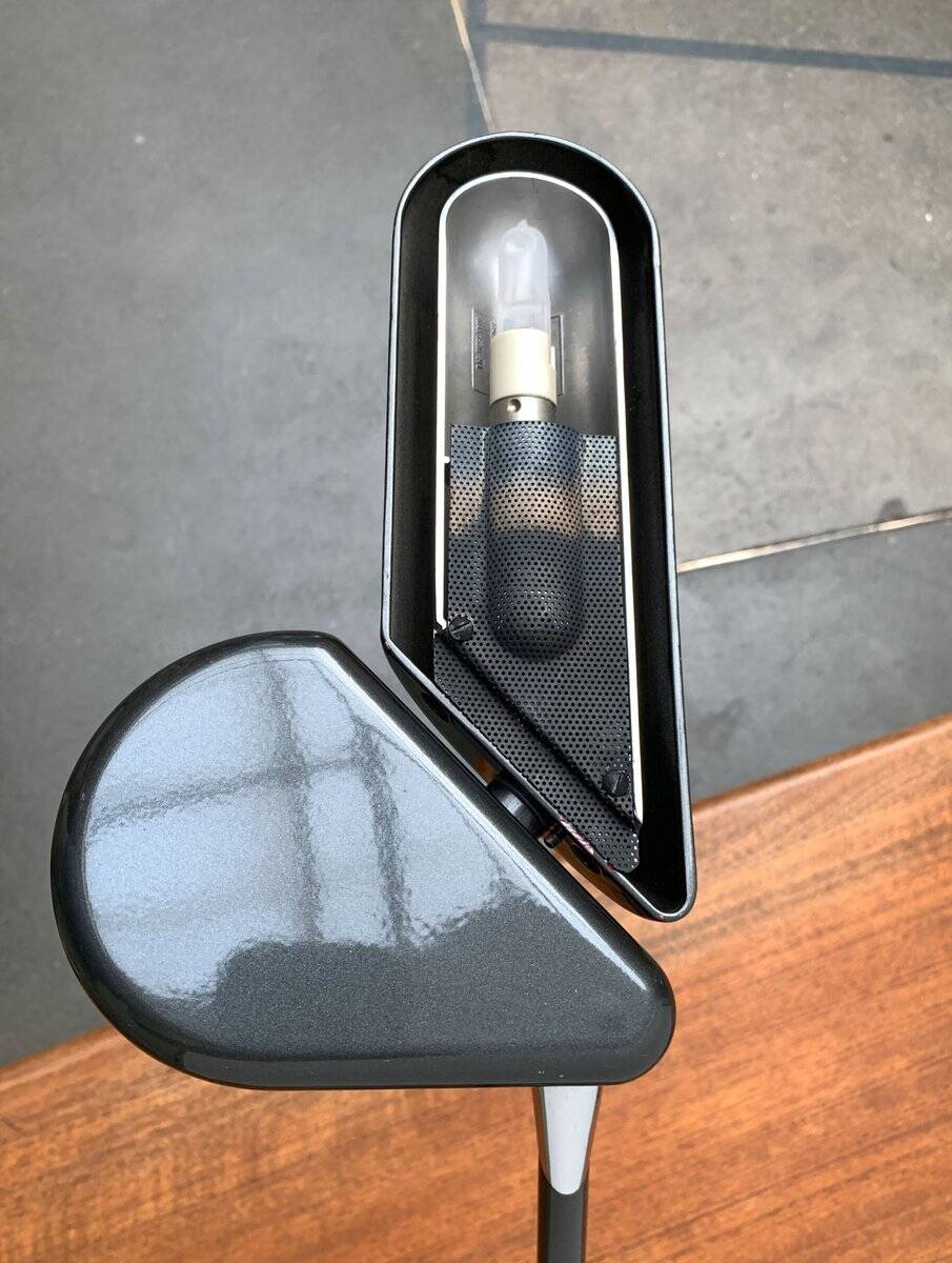 Postmodern Ring A400 table lamps by Bruno Gecchelin for Arteluce, Italy, 1970s, set of 2