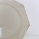 Creil and Montereau plates, 19th century, Perle model, ivory / set of 3