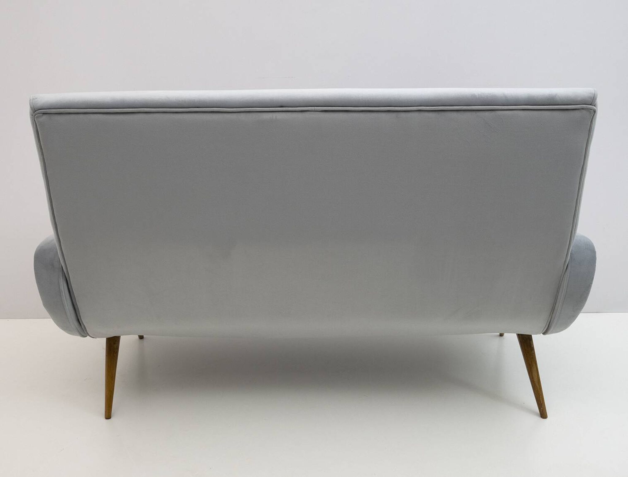 Marco Zanuso Style Mid-Century Modern Velvet Sofa "Lady", 50s