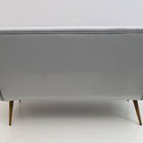 Canapé en velours « Lady » de style Mid-Century Modern de Marco Zanuso, années 50