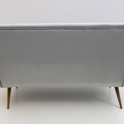 Marco Zanuso Style Mid-Century Modern Velvet Sofa "Lady", 50s