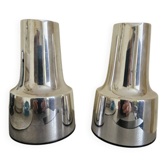 Bougeoires en métal argenté Cohr Denmark