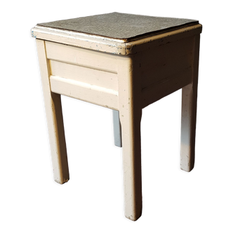 Tabouret coffre d'atelier