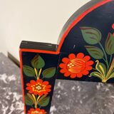 Bohemian mirror in painted wood