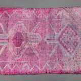 Vintage Turkish  Tribal Runner 318x90 cm veg dye wool rug tribal, handmade