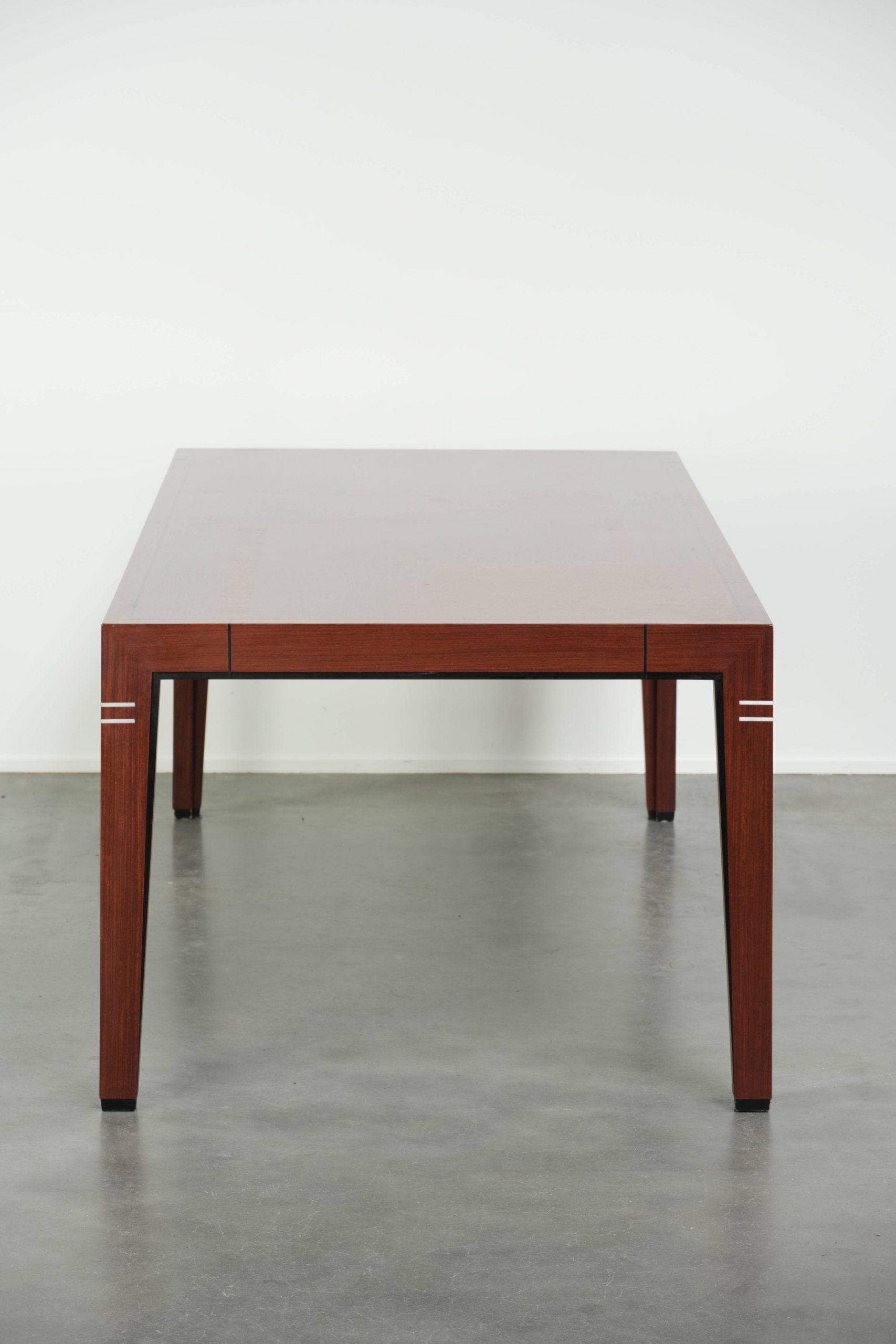 Spacious 6-person Art Deco design dining table with unique details