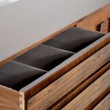 Very Rare Vintage Midcentury Elliots Of Newbury Afromosia Sideboard.