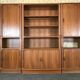70s Dyrlund teak shelf wall unit Danish Modern Design Denmark