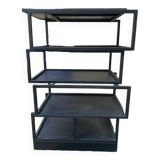 Designer metal shelf bookcase