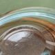 Crystal cup, free form, signed