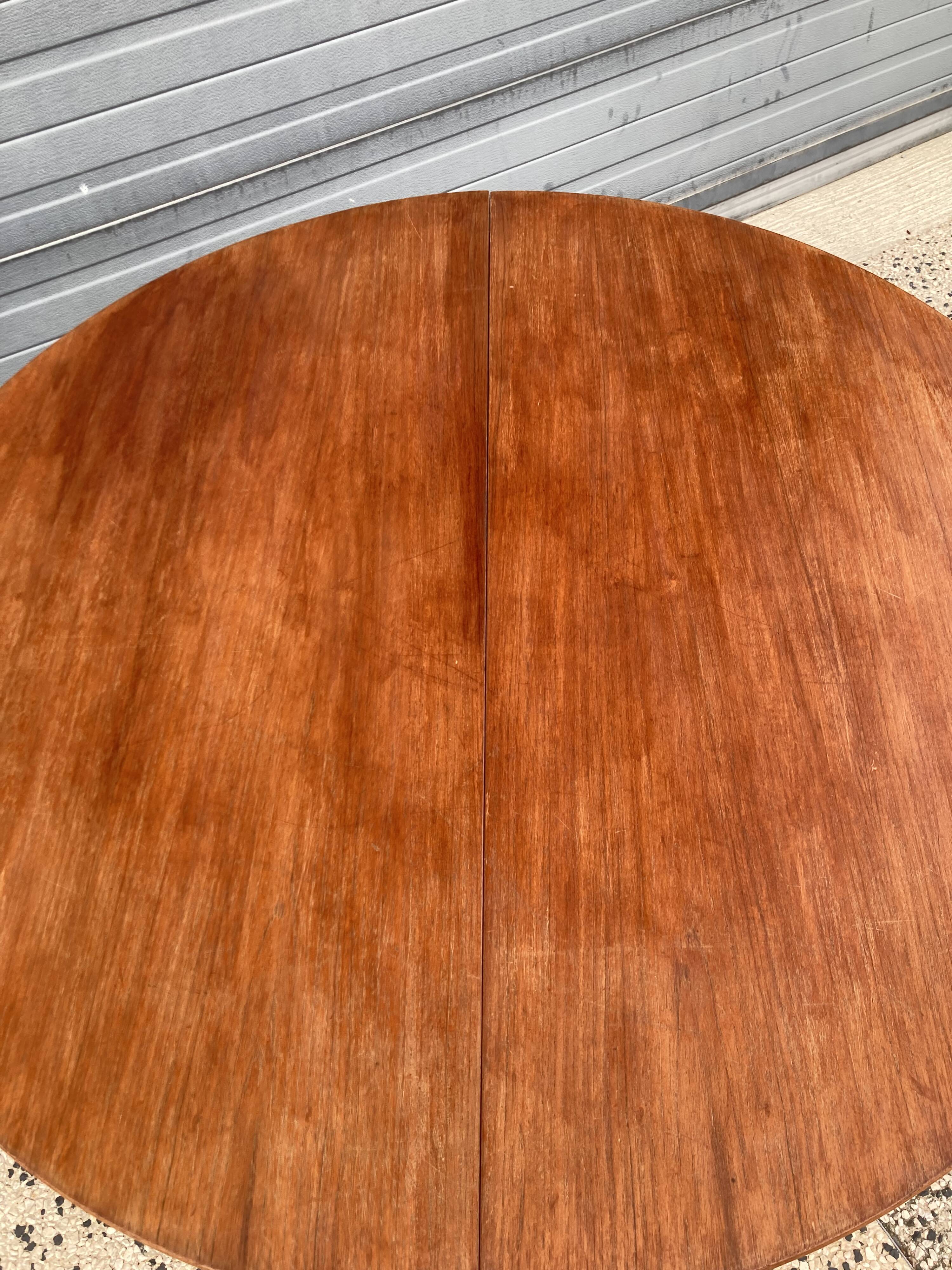 Scandinavian-style round table