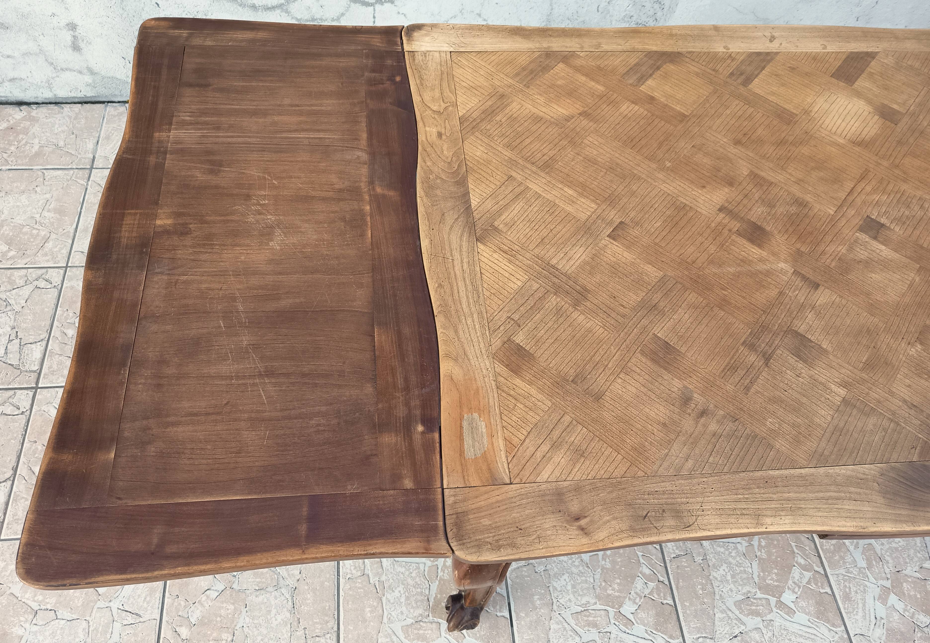 Louis XV style beech table