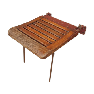 Folding seat wood Paris metro Sprague 1920