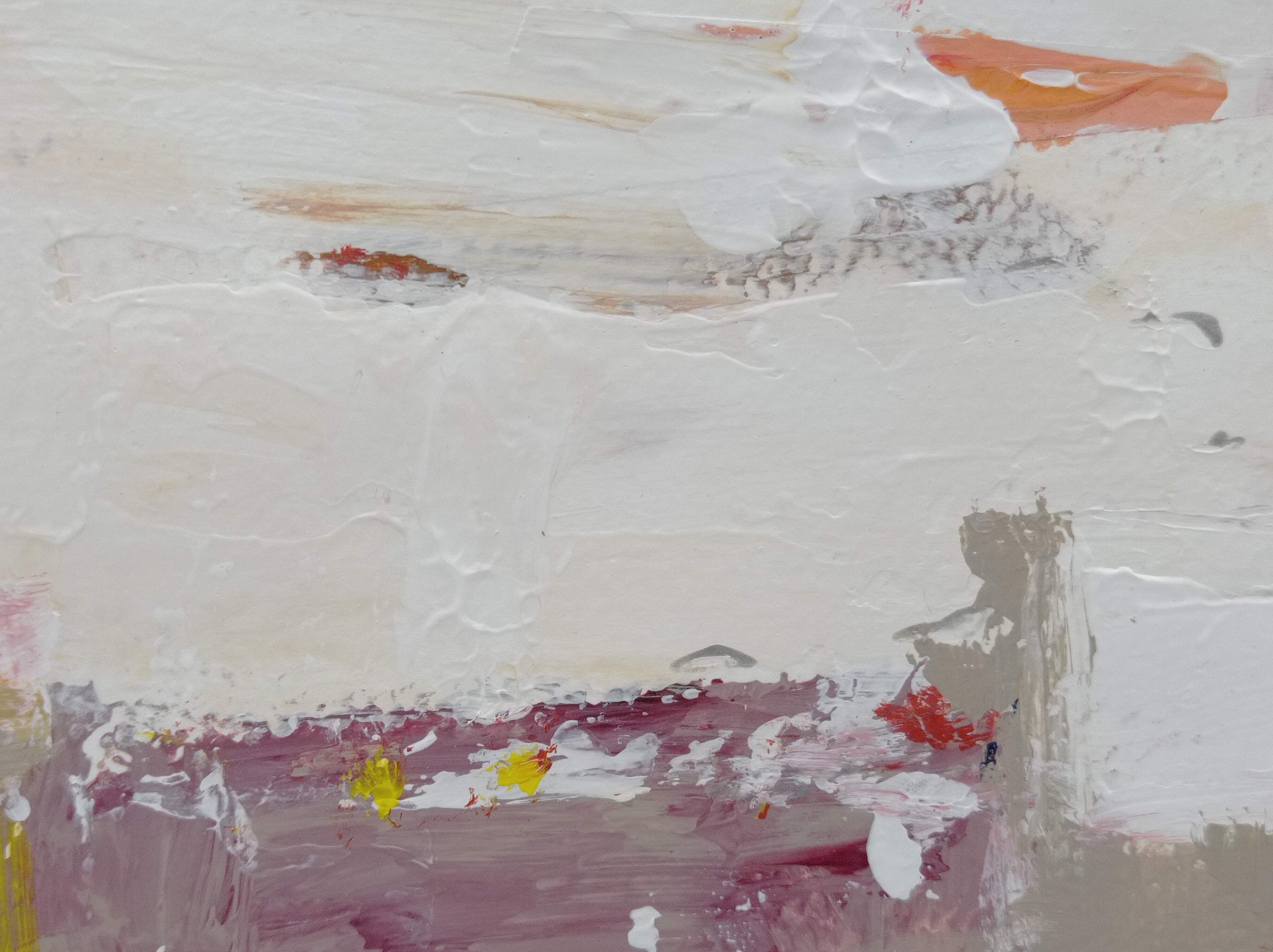 Abstract landscape painting