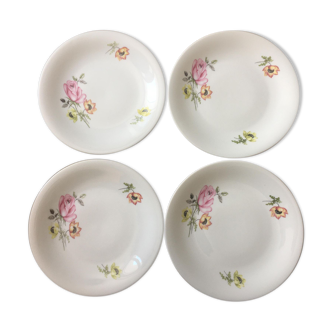 Vintage porcelain dessert plates