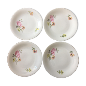 Vintage porcelain dessert plates