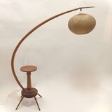 Scandinavian arc floor lamp from the 60s