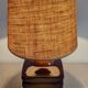 XL glazed ceramic lamp from the 60s/70s