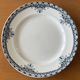 6 antique dessert plates in Saint-Amand earthenware (Nord)