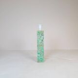 Mid-century green marble table lamp by Bergbom, Sweden, 1960s.