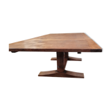 Old table in chene with extension cords