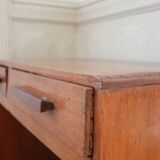 Brutalist side table console