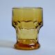 Vintage Amber Glass Orangeade Set - 1 Carafe + 4 Glasses - Made in Italy