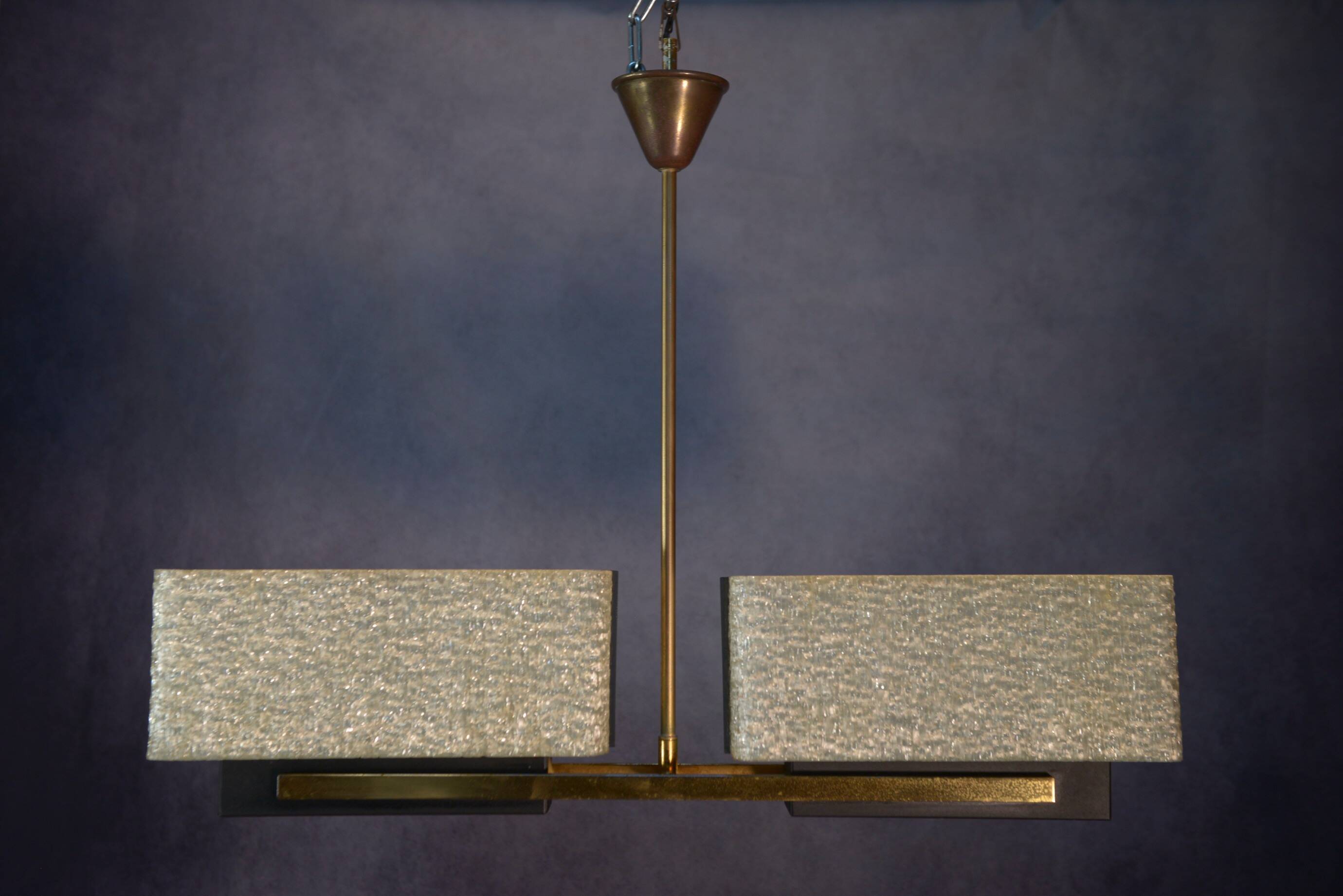 Designer chandelier model Paquebot from Maison Arlus 1950's
