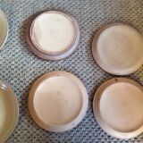 Set of 8 stoneware plates