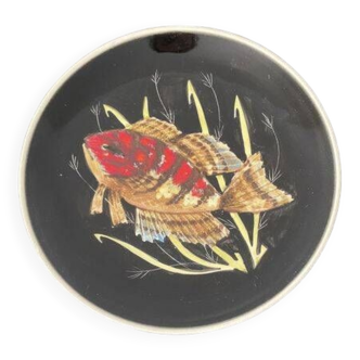 Fish decor plate (Henriot Quimper)