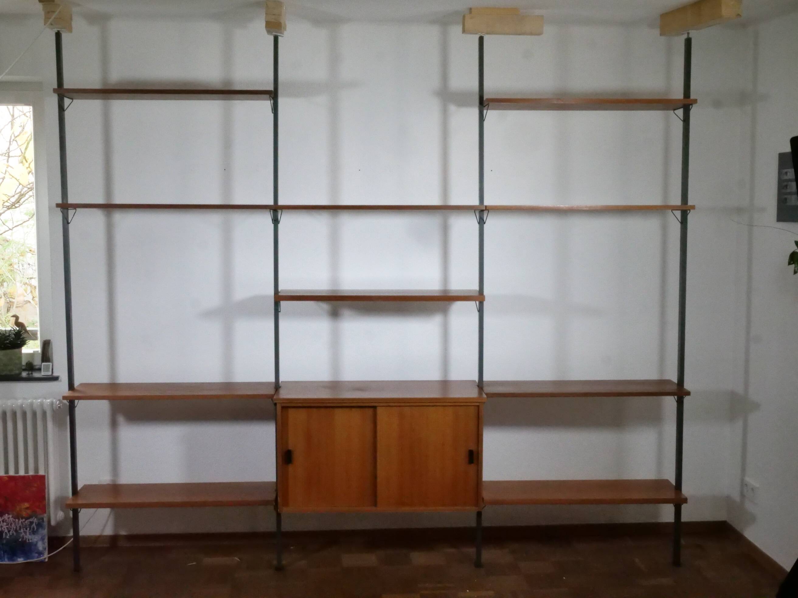 Mid-Century Teak Modular Shelf System by Olof Pira, Sweden, 1960s