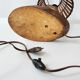 Vintage lamp wood & rattan 1950