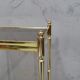 Hollywood Regency Italian brass etagere, 1970s