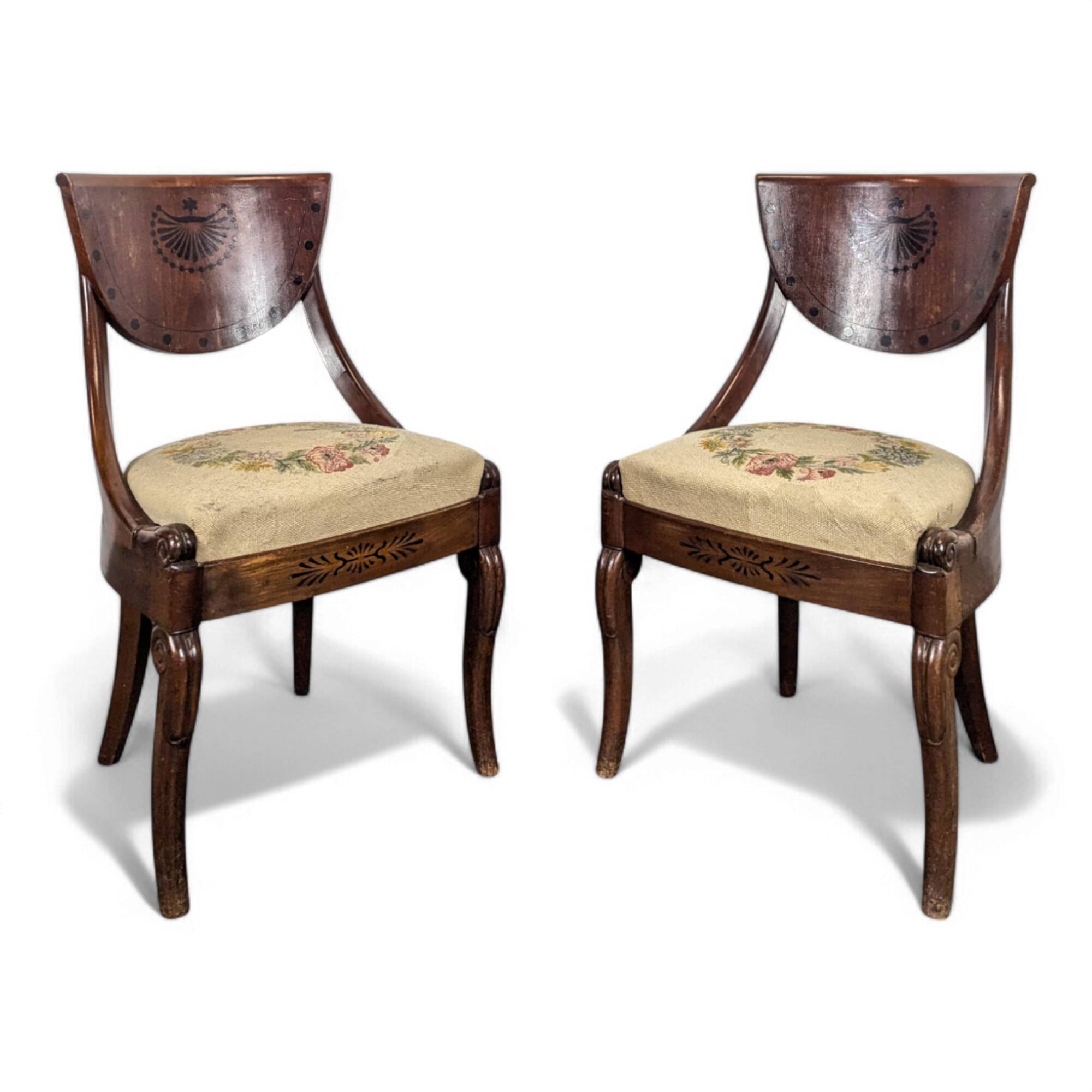 Pair of Restoration style chairs
