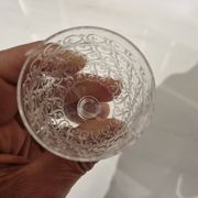 Verre a vin cuit Baccarat modèle Rohan, 1920