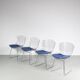1980s Harry Bertoia dining vhairs for Knoll International, USA
