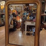 Gilded mirror Louis Philippe 19th. 1.10m /67cm