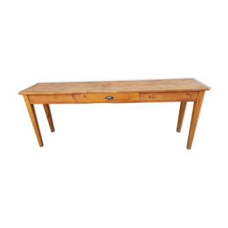 Wooden console table
