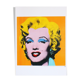 Affiche reproduction Orange Marilyn