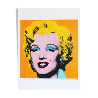 Illustration reproduction Orange Marilyn